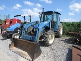 5635 NEW HOLLAND TRACTOR W/ CAB AND LOADER