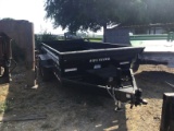 UNUSED 7X14 BUMPERHITCH DUMP TRAILER W/ C-O
