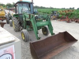 JOHN DEERE 2555 2WD CAB LOADER