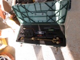 GREEN PLASTIC TOOLBOX W/ TORCH SET