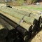 APPROX (24) 7'' X 8' TREATED FENCE POST