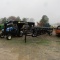 NEW INDUSTRIAS AMERICA 14 BALE GOOSNECK DOUBLE DUMP BALE TRAILER - NO TITLE