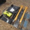 UNUSED SKID STEER HAMMER W/ 2 BITS