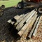 BUNDLE OF APPROX 7FT USED FENCE POST