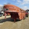 20FT GOOSENECK STOCK TRAILER - NO TITLE