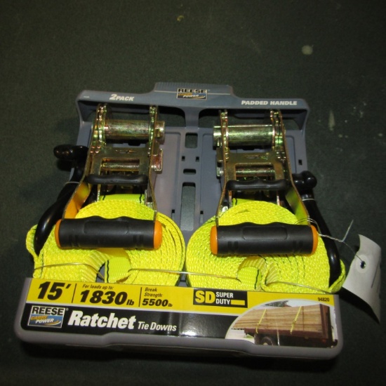 15FT REESE RATCHET STRAP - 2X TIMES THE PRICE