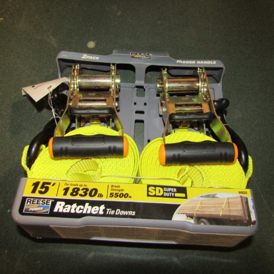 15FT REESE RATCHET STRAP - 2X TIMES THE PRICE