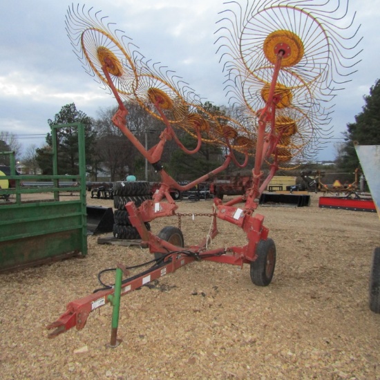 10 WHEEL V-RAKE W/ KICKER