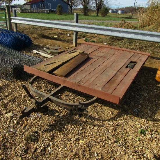 6' 8'' X 8' FARM TRAILER - NO TITLE