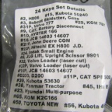 NEW SET OF (24) KEYS