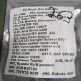 NEW SET OF (24) KEYS