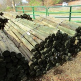 APPROX (100) 3'' X 7' TREATED FENCE POST