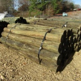 APPROX (24) 7'' X 8' TREATED FENCE POST