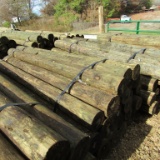 APPROX (24) 7'' X 8' TREATED FENCE POST