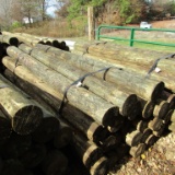 APPROX (24) 7'' X 8' TREATED FENCE POST