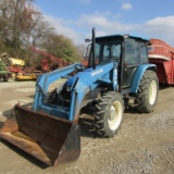 5635 NEW HOLLAND TRACTOR W/ CAB AND LOADER