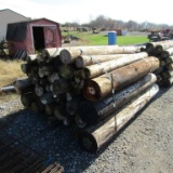 BUNDLE OF APPROX 8FT FENCE POST - ALL ONE PRICE