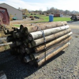 BUNDLE OF APPROX 8FT FENCE POST - ALL ONE PRICE