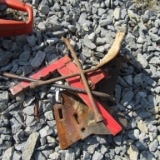 LOT OF MISC TOOLS AND PLOW PARTS