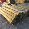 APPROX (24) 7'' X 8' TREATED FENCE POST - ALL ONE PRICE