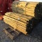 APPROX (100) 3'' X 7' TREATED FENCE POST - ALL ONE PRICE