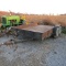 12FT BUMPERHITCH FLATBED TRAILER - NO TITLE