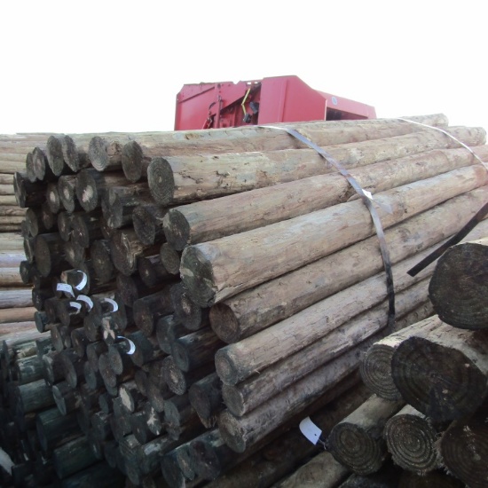APPROX (100) 3'' X 7' TREATED FENCE POST - ALL ONE PRICE
