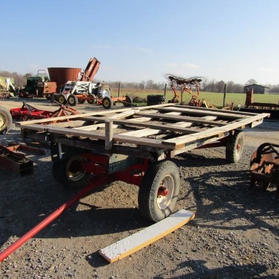 14FT HAY WAGON ON 8 LUG GEAR