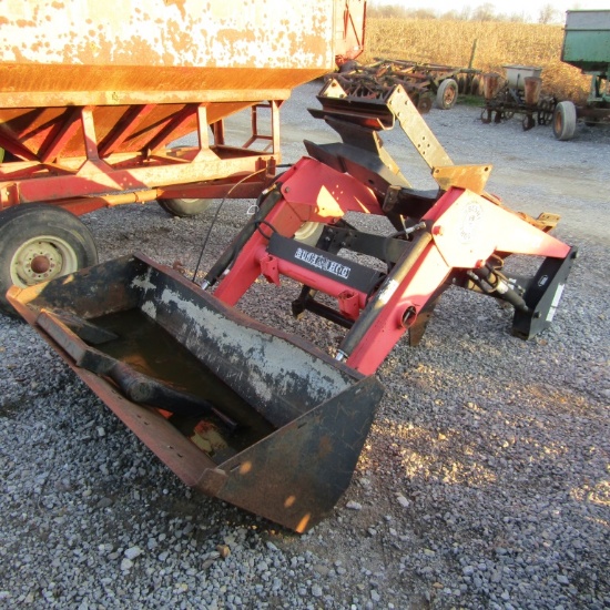 2446 BUSHOG BRAND LOADER W/ BRACKETS AND JOYSTICK