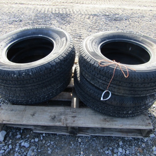 (4) 205/75/R14 TRAILER TIRES - ALL ONE PRICE