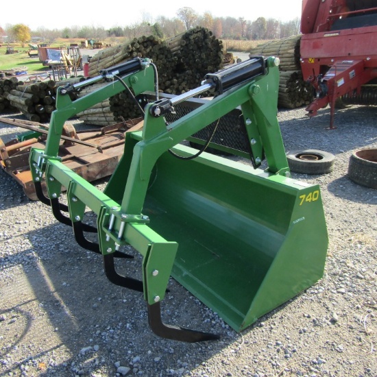 NEW 84'' INDUSTRIAS AMERICA JOHN DEERE GRAPPLE BUCKET