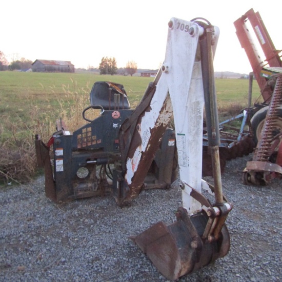 709 BOBCAT BRAND SKID STEER BACKHOE