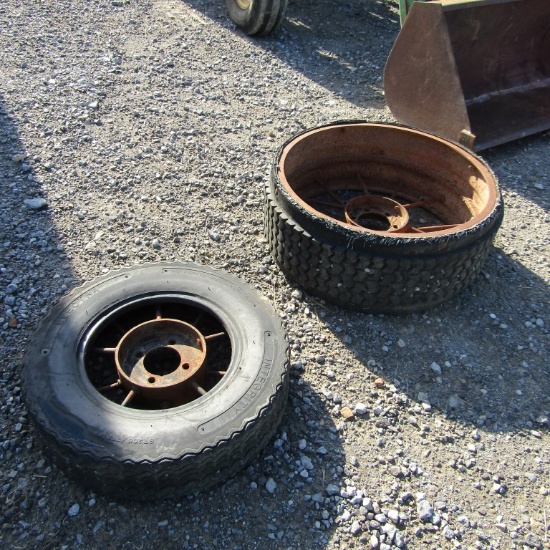 (2) STEEL WHEELS