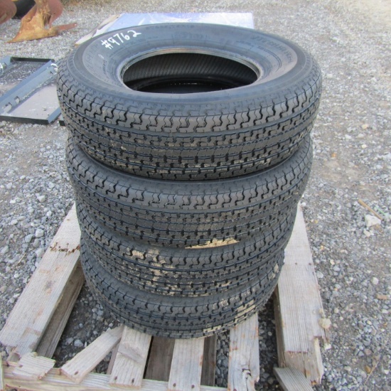 (4) NEW 225/75/R15 TRAILER TIRES - ALL ONE PRICE