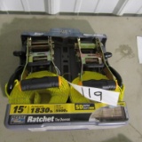 15FT REESE RATCHET STRAPS - 2X TIMES THE PRICE