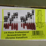 14 PC. PROFESSIONAL SCREWDRIVER SET