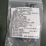 NEW SET OF (24) KEYS