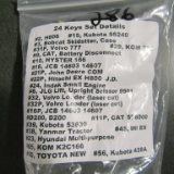 NEW SET OF (24) KEYS