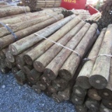 APPROX (24) 7'' X 8' TREATED FENCE POST - ALL ONE PRICE