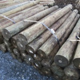 APPROX (24) 7'' X 8' TREATED FENCE POST - ALL ONE PRICE