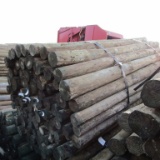 APPROX (100) 3'' X 7' TREATED FENCE POST - ALL ONE PRICE