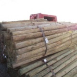 APPROX (100) 3'' X 7' TREATED FENCE POST - ALL ONE PRICE