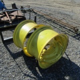 PAIR OF 28'' JD RIMS AND CENTERS - BOTH ONE PRICE