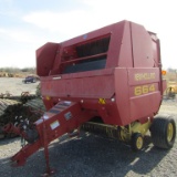 664 NEW HOLLAND ROUND BALER W/ NET AND MONITOR