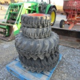 (4) KUBOTA TIRES AND RIMS - ALL ONE PRICE