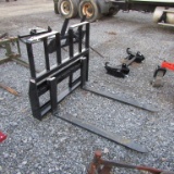 NEW KIVEL 4200LB WALK THRU QT FORKS