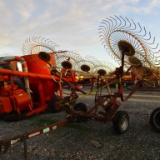 8 WHEEL V-RAKE W/ KICKER