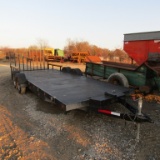 BUMPERHITCH FLATBED 20FT TRAILER - NO TITLE