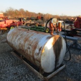 APPROX 600 GALLON FUEL TANK W/ PUMP