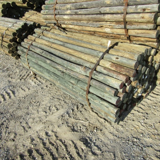 APPROX (100) 3'' X 7' TREATED FENCE POST